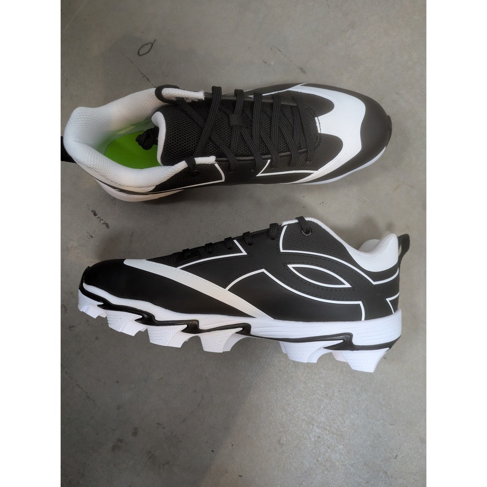 NEW Under Armour Leadoff Icon Low RM Men's 8 Black White Baseball Cleats